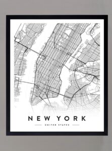 Cuadro Mapa NYC